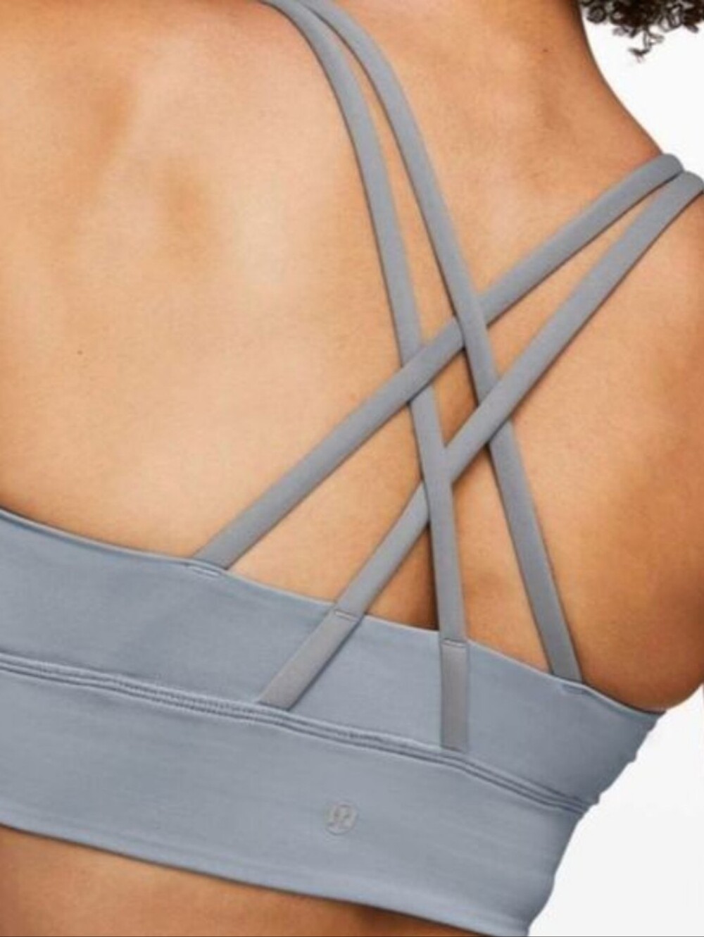 lululemon Energy Longline Bra - Solar Gray
